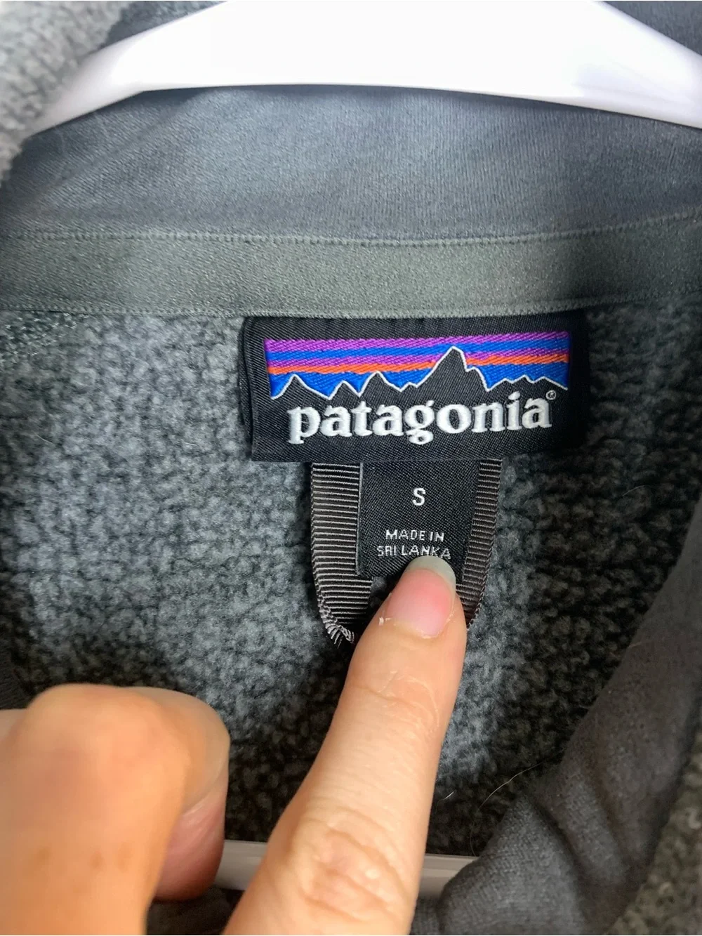 Patagonia gray better sweater vest size small